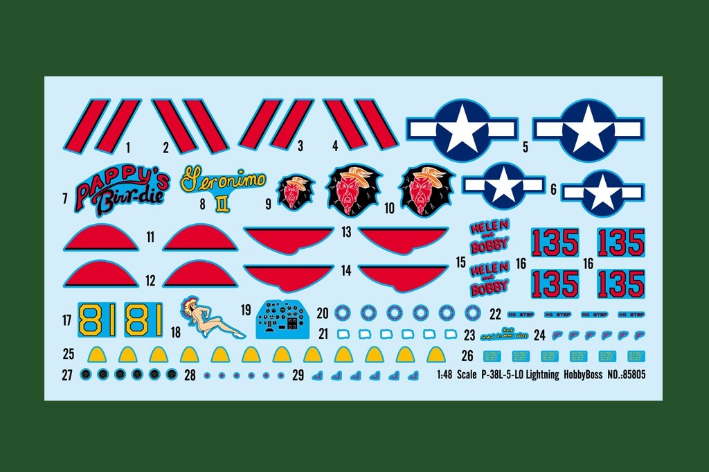 Hobby Boss 85805 P-38L-5-L0 Lightning 1/48 – image 3