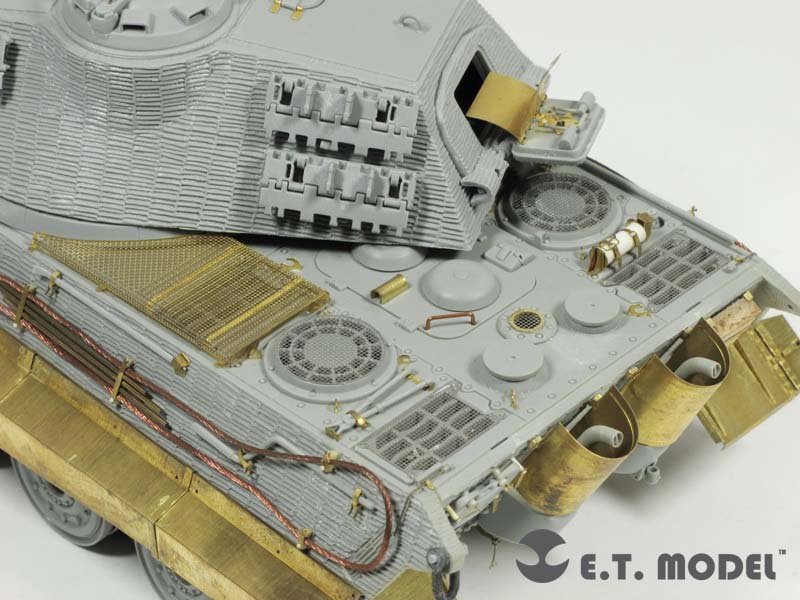 E.T. Model E35-033 WWII German KING TIGER （Porsche Turret）(For DRAGON Kit) 1/35 – zdjęcie 6