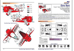Dora Wings 14402 GeeBee Supersporster R1&amp;amp;R2 1/144 – obrázek 4