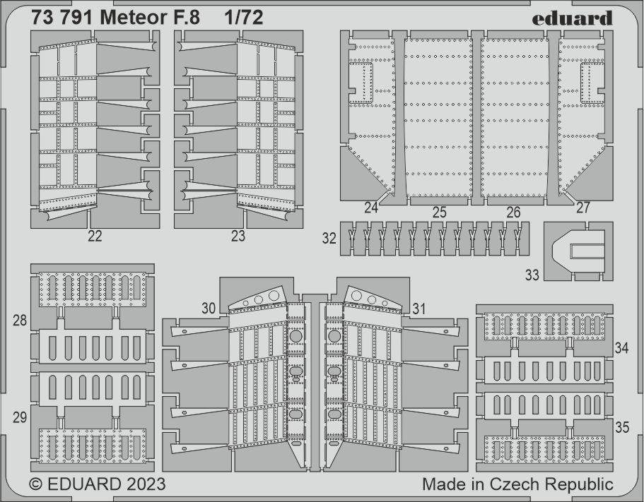 Eduard 73791 Meteor F.8 AIRFIX 1/72 – image 2