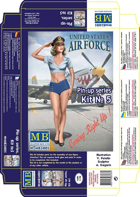 Master Box 24005 Pin-up series Kit No. 5 Patties 1/24 – imagen 4