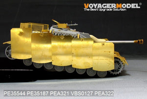 Voyager Model PEA321 WWII German StuG.IV Pivot-Mounting Swinging Type Hull Side Armor Skirts (For DRAGON) 1/35 – image 6