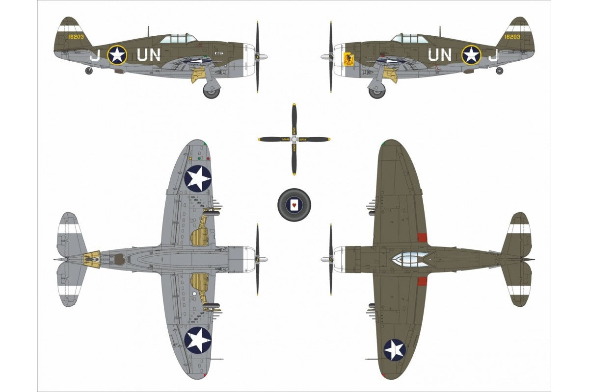 Dora Wings 48055 P-47C-2 Thunderbolt 1/48 – zdjęcie 9
