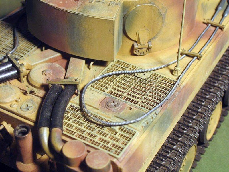 Eureka XXL ER-2502 Towing cable for Pz.Kpfw.VI Tiger Ausf.E Tank 1/25 – immagine 5
