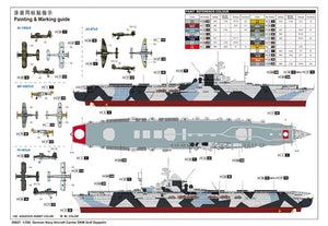 Trumpeter 05627 German Navy Aircraft Carrier DKM Graf Zeppelin 1/350 – image 3