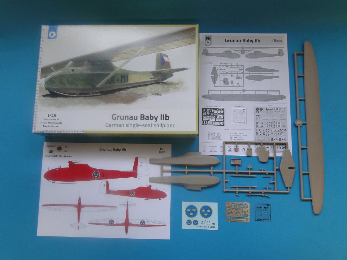 Fly 48020 Grunau Baby IIB Sweden 1/48 – obrázek 2
