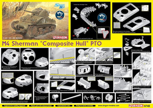 Dragon 6740 M4 Sherman &amp;quot;Composite Hull&amp;quot; PTO 1/35 – zdjęcie 2