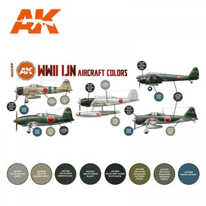 AK Interactive AK11737 WWII IJN AIRCRAFT COLORS 8x17 ml – image 2