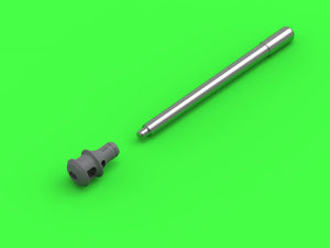 Master GM-72-038 StuG III / StuG IV - 7.5cm StuK 40 L/48 - working barrel with resin muzzle brake for &amp;quot;Saukopf&amp;quot; type mantlet (set does not include mantlet) 1/72