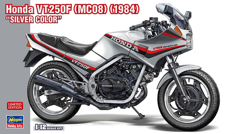 Hasegawa 21771 Honda VT250F (MC08) (1984) "Silver Color" 1/12
