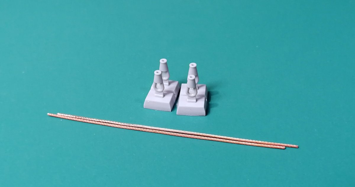 Eureka XXL ER-4807 Towing cable for Soviet T-54/T-55 Tanks 1/48 – obrázek 2