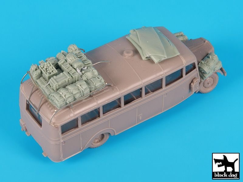 Black Dog T72102 Opel Blitz Omnibus accessories set for Roden 1/72 – zdjęcie 6