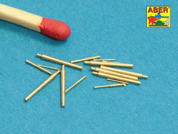 Aber 350L-75 Barrels set for Japnnese Light Cruiser like: Abukama; Isuzu; Kinu; Nagara; Natori; Yura -140mm x 7, 25mm x 4, 13mm x 4 1/350 – image 3