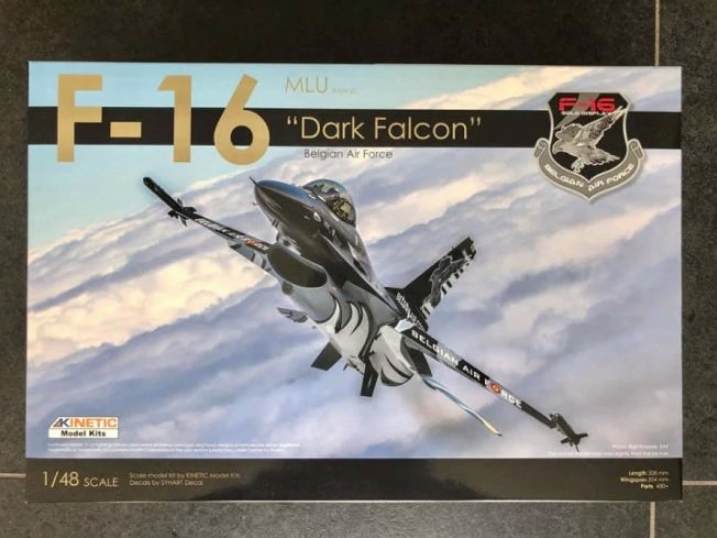 Kinetic K49002 F-16 "Dark Falcon" Belgian Air Force 1/48