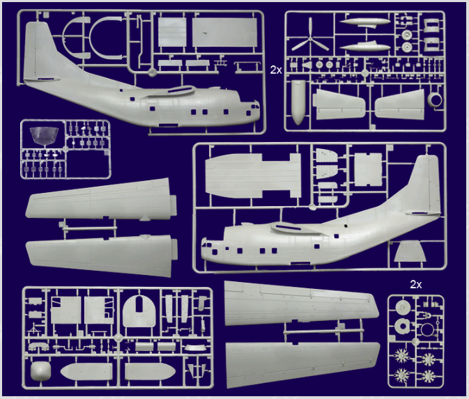 Roden 056 Fairchild C-123B Provider 1/72 – imagen 3