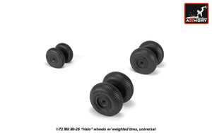 Armory Models AW72062 Mil Mi-26 Halo wheels w/ weighted tires 1/72 – imagen 3