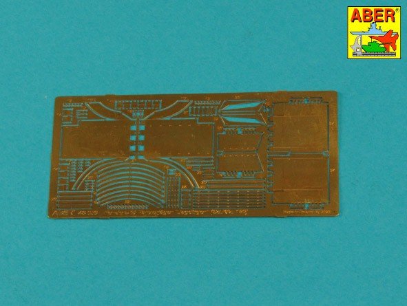Aber 48053 Jagdtiger Sd.Kfz. 186 – Front &amp;amp; Rear Fenders 1/48