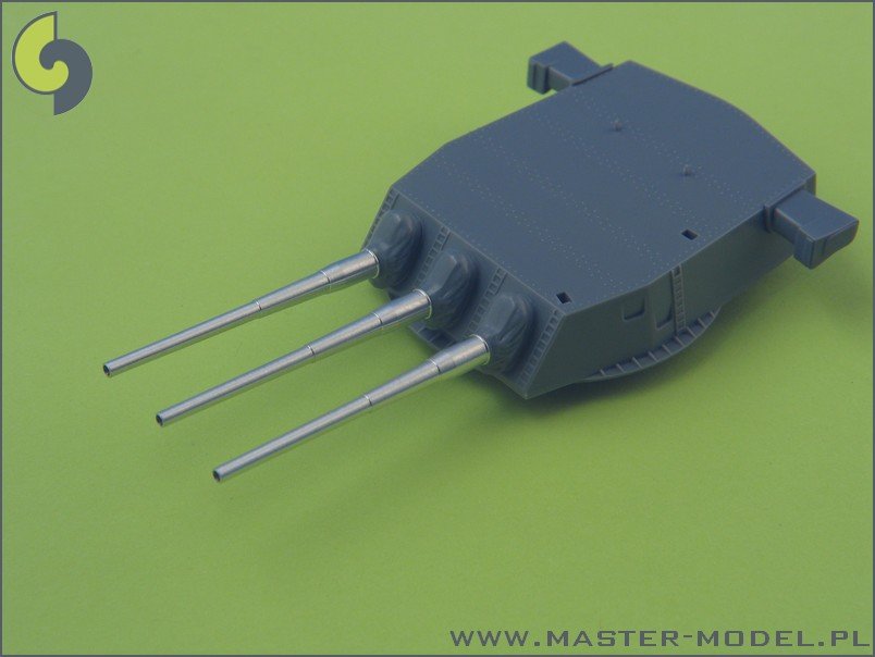 Master SM-350-041 USN 16in/50 (40.6 cm) Mark 7 barrels - with blastbags (9pcs) – Bild 2