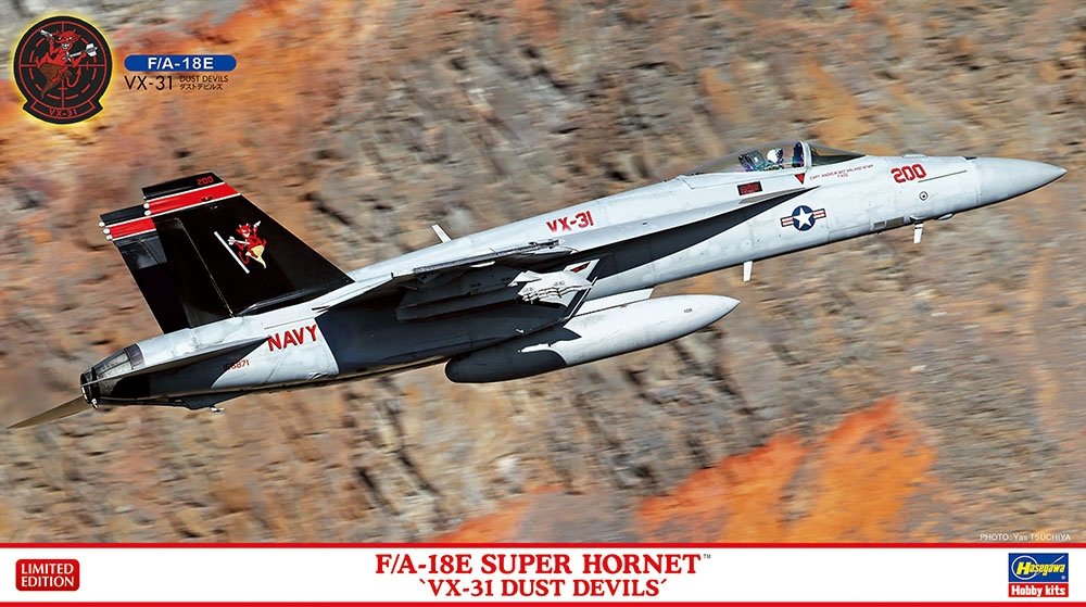 Hasegawa 02424 F/A-18E SUPER HORNET VX-31 DUST DEVILS 1/72