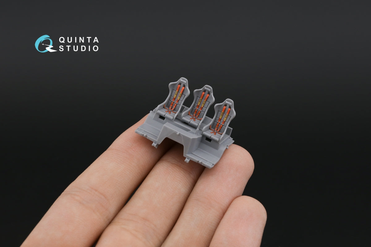 Quinta Studio QD72111 KAMAZ-43509 3D-Printed &amp;amp; colored Interior on decal paper (Zvezda) 1/72 – immagine 14