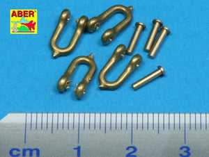 Aber R-11 Early model Shackle for Pz.Kpfw.VI Tiger Ausf.B x4pcs 1/35 – obrázek 2