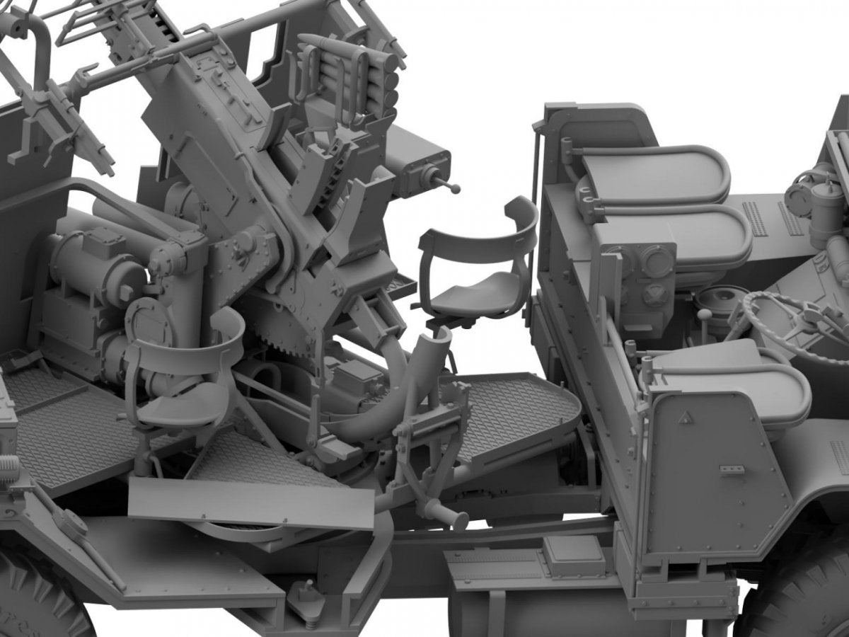 Thunder Model 35209 Morris Bofors C9/B Late, le camion armé britannique emblématique de la Seconde Guerre mondiale, à l&amp;#39;échelle 1/35 – image 3
