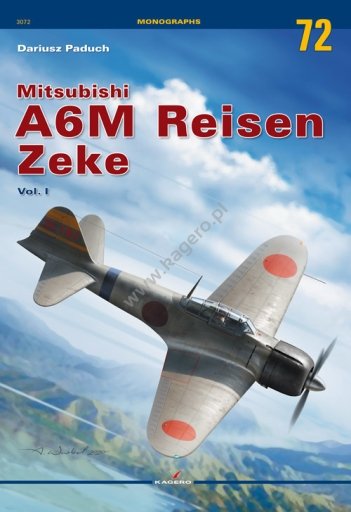 Kagero 3072 Mitsubishi A6M Reisen Zeke vol. I PL
