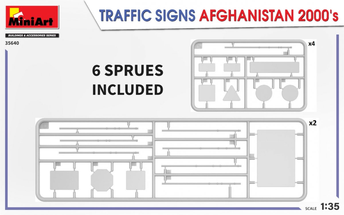 MiniArt 35640 TRAFFIC SIGNS AFGHANISTAN 2000&amp;#39;s 1/35 – Bild 4