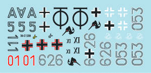 Star Decals 35-C1208 German tanks in Italy # 8 Mixed AFVs 1/35 – obrázek 2