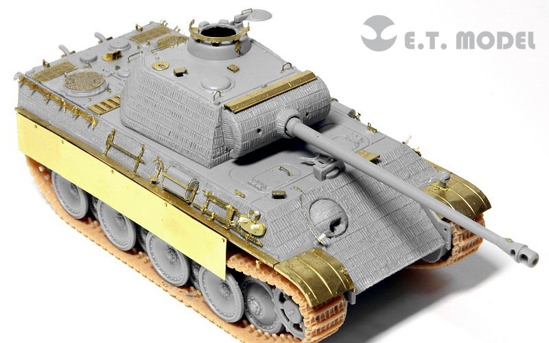ET Model E72-009 WWII German Panther G For DRAGON Kit 1/72 – immagine 6