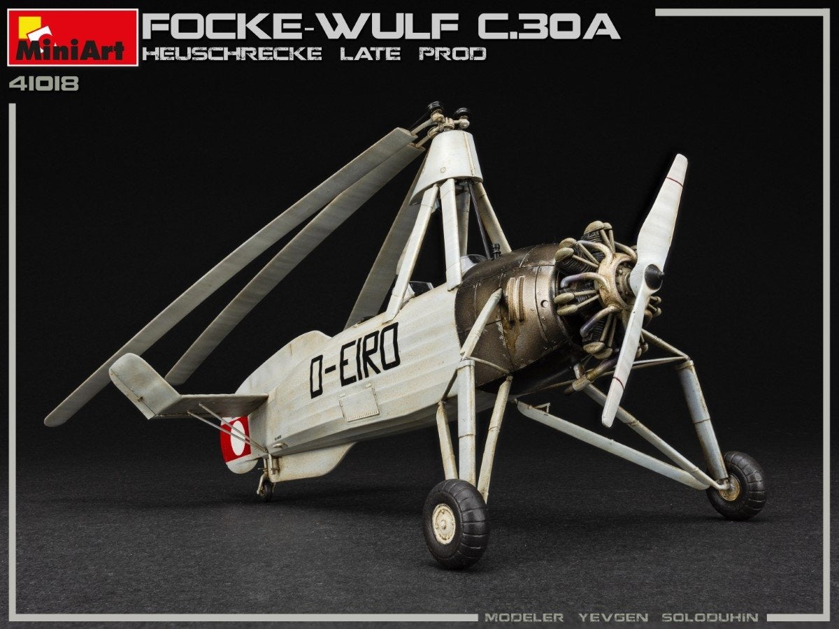 MiniArt 41018 FOCKE-WULF FW C.30A HEUSCHRECKE. LATE PROD 1/35 – obrázek 5