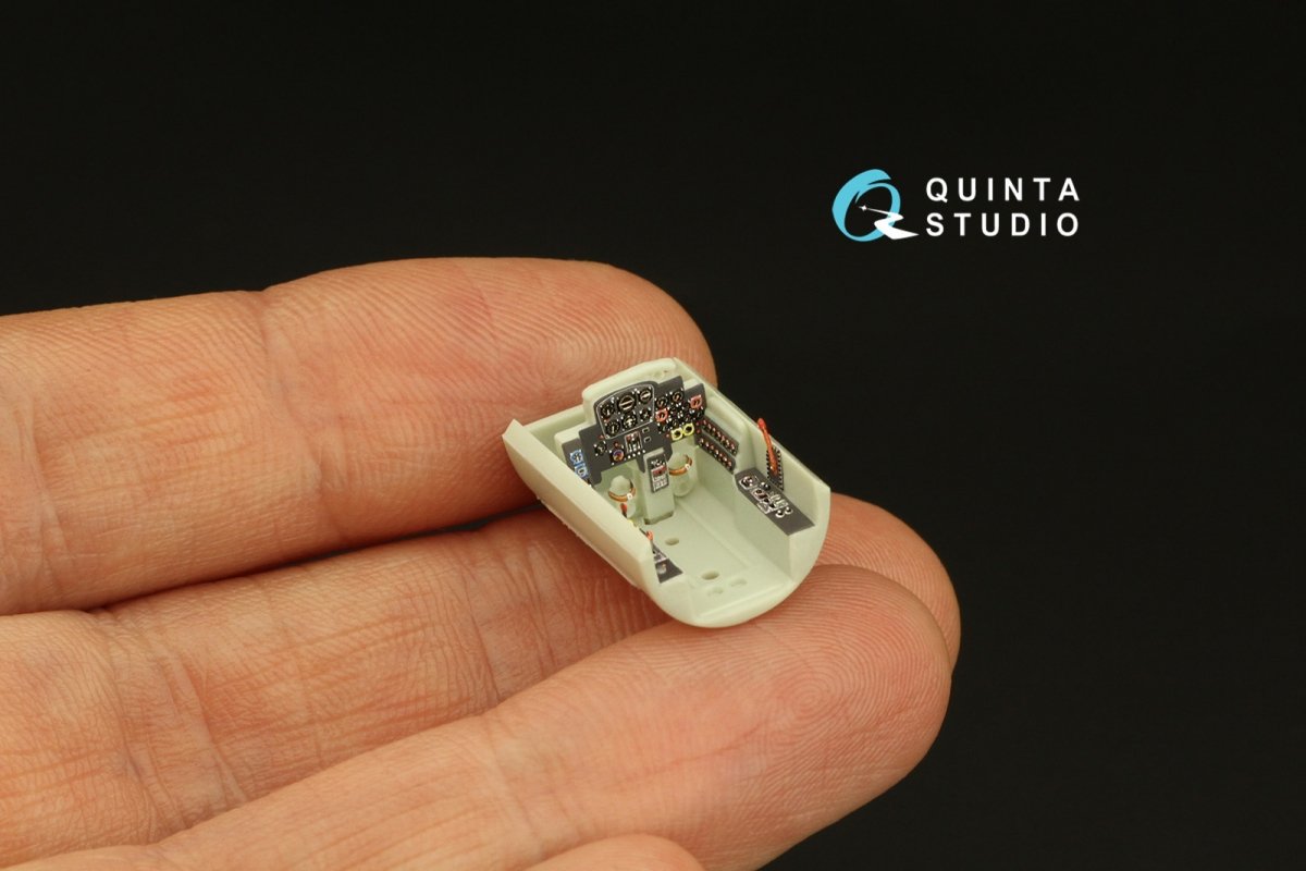 Quinta Studio QD72050 Me-262B-1a/U1 3D-Printed &amp;amp; colored Interior on decal paper (Revell) 1/72 – Bild 9