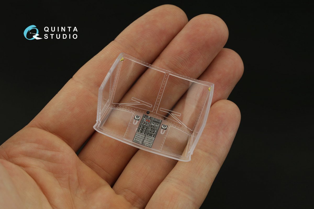 Quinta Studio QD48286 UH-1C 3D-Printed &amp;amp; colored Interior on decal paper (HobbyBoss) 1/48 – Bild 11