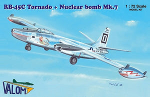 Valom 72122 RB-45C Tornado + Nuclear bomb Mk.7 1/72