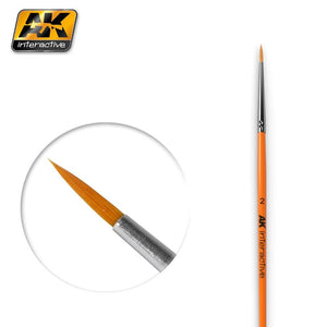 Brosse ronde AK Interactive AK604 2 synthétique