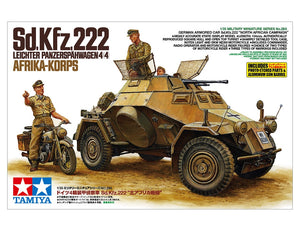 Tamiya 35286 Sd.Kfz.222 Leichter Panzerspahwagen 4x4 Afrika Korps 1/35 – Bild 2
