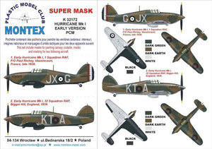 Montex K32172 HURRICANE AND EARLY 1/32