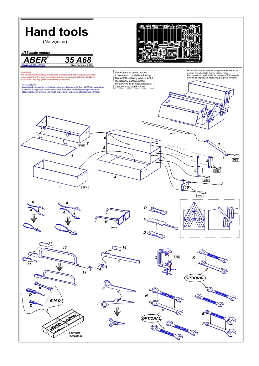 Aber 35A068 Hand Tools (1/35) – Bild 4