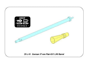 Aber 35L-010N German 37mm Flak 43/1 L/60 Barrel 1/35 – image 7