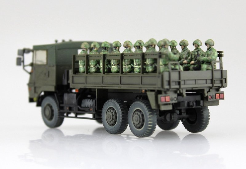 Aoshima 01209 JGSDF Type 73 Truck w/Figures 20pcs 1/72 – image 3