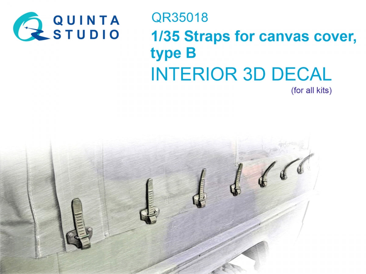 Quinta Studio QR35018 Straps for canopy cover, type B 1/35