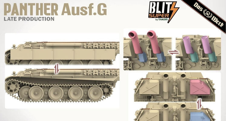 Das Werk DW35041 Panther Ausf.G Late Production SUPER BLITZ 1/35 – image 10