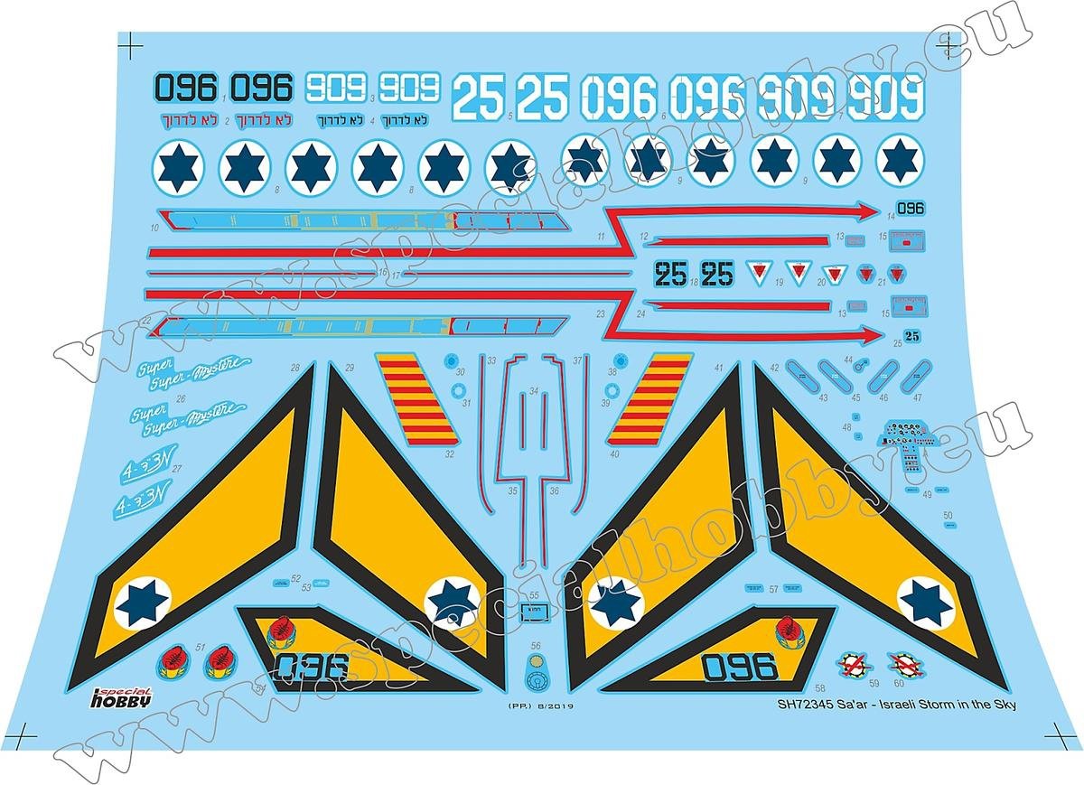 Special Hobby 72345 SMB-2 Super Mystère &amp;#39;Sa&amp;#39;ar – Israeli Storm in the Sky&amp;#39; 1/72 – obrázek 2