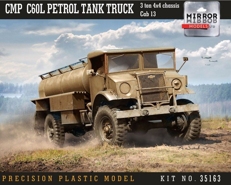Mirror Models 35163 CMP CHEVY C60L PETROL TANK CAB13 1/35