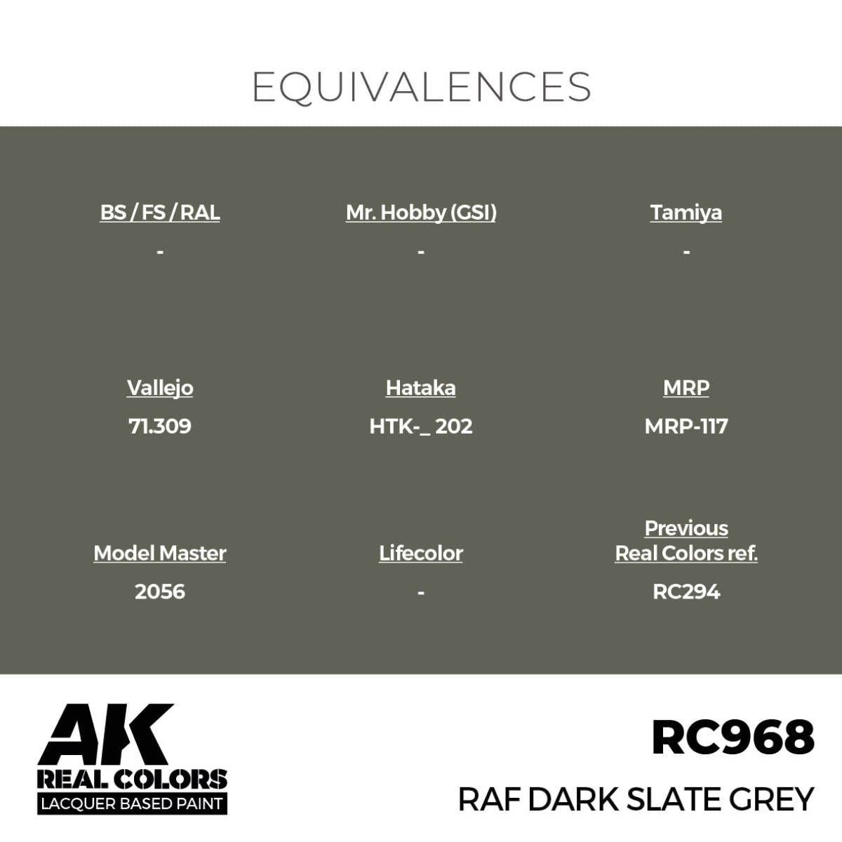 AK Interactive RC968 RAF Dark Slate Gray 17 ml – image 2