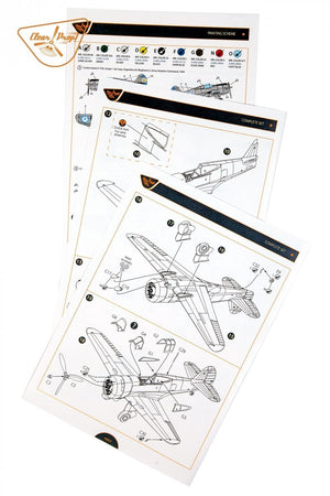 Clear Prop! CP72021 H-75O Hawk STARTER KIT 1/72 – zdjęcie 5