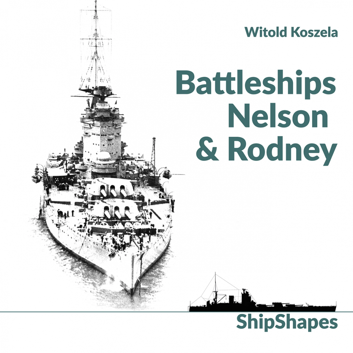 MMP Books 58358 ShipShapes: Battleships Rodney &amp;amp; Nelson EN