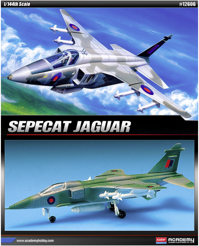 Academy 12606 SEPECAT JAGUAR 1/144 – obrázek 2