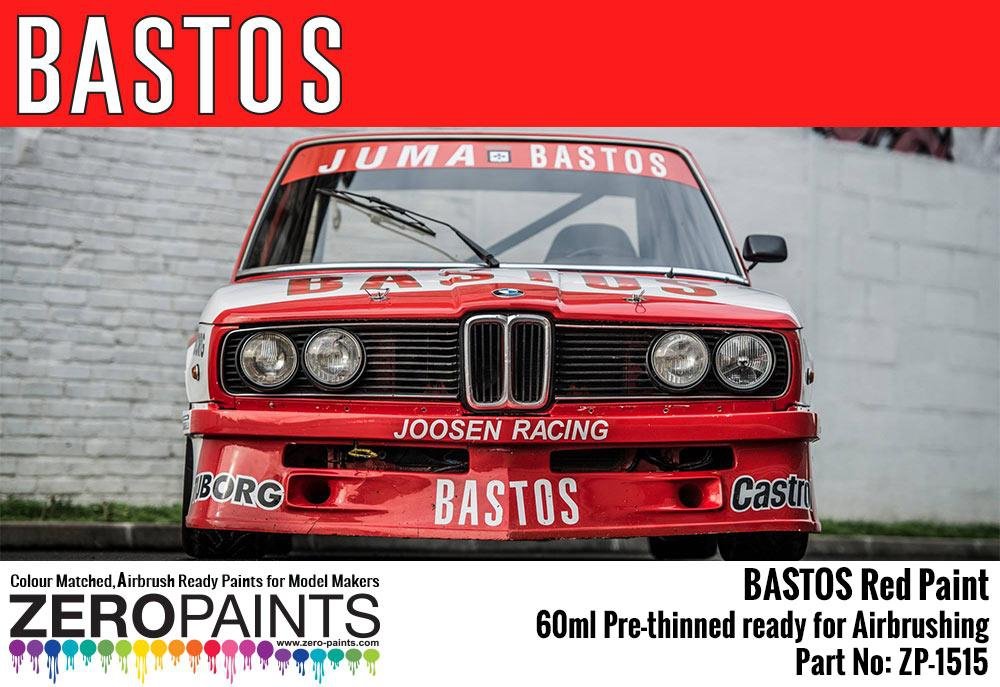 Zero Paints ZP-1515 Bastos Red Paint for Bastos Sponsored Cars 60ml – Bild 2