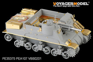 Voyager Model PE35375 WWII US M7 Priest Mid Production w/Ammunition case/telephone set for DRAGON 6637 1/35 – obrázek 4